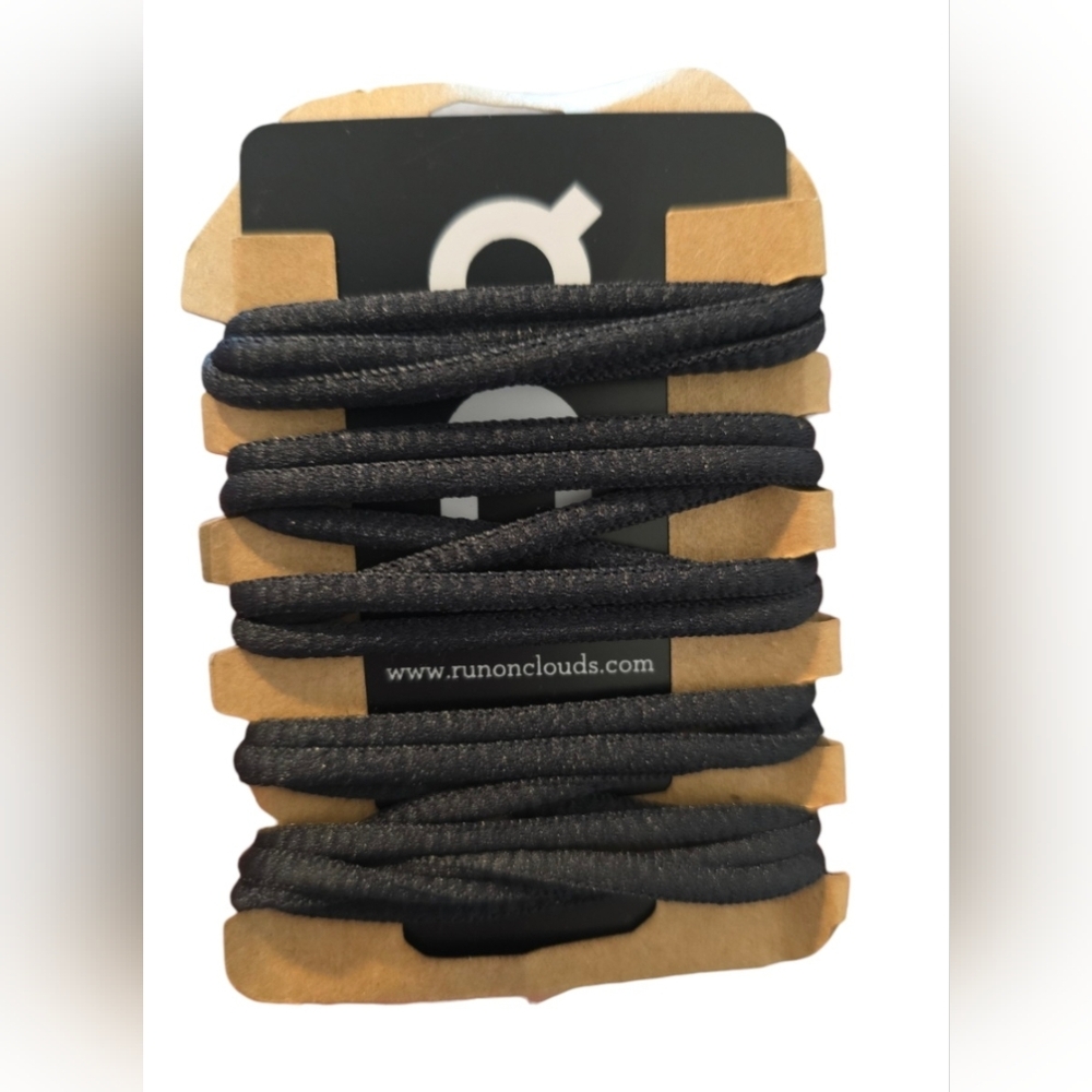 NWOT On Clouds black replacement elastic shoelaces